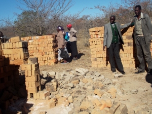 Bricks for the completion of classroom block